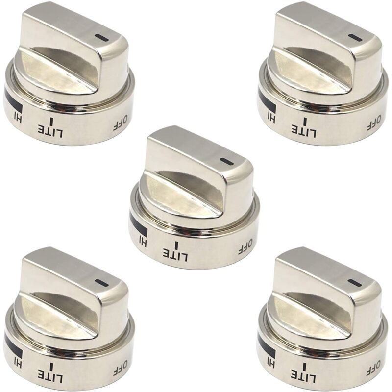 AEZ73453509 Gas Burner Control Knob Compatible with LG Series - Replaces AEZ72909008 (Pack of 5)