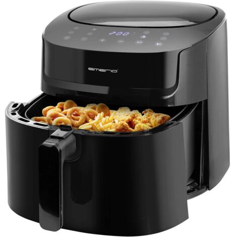 AF-129622.1 Friggitrice singola 7,2 L Friggitrice ad aria calda autonoma 1800 W Nero