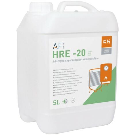 CH QUIMICA AF GLYCOL HRE-20 Anticongelante para circuitos cerrados de agua 5L
