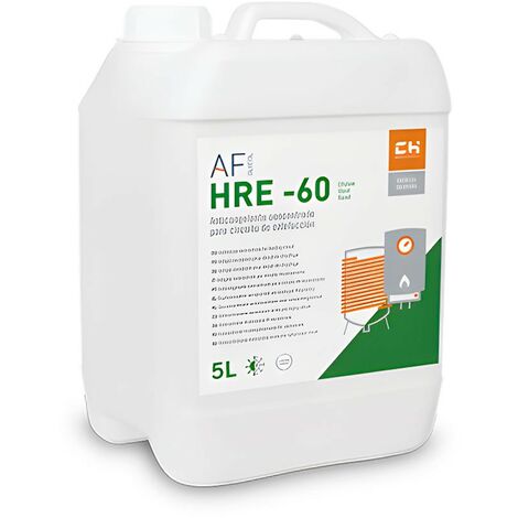 AF GLYCOL HRE-60 - Anticongelante Concentrado para Circuitos Cerrados de Agua con Etileno 5L
