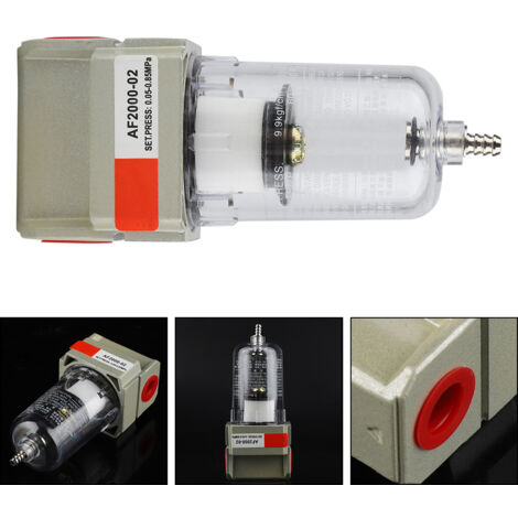 AF2000-02 Ersatz-Luftfilter 1/4" für Kompressoren mit Wasserspülung und Easy Element
