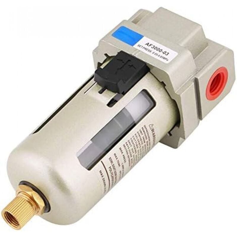Sunxury - Af3000-03 G3/8 '' Compresseur D'Air Comprimé En Ligne Séparateur D'Air de Filtre à Eau Pour Humidité Pour Les Impuretés de L'Eau Filterring