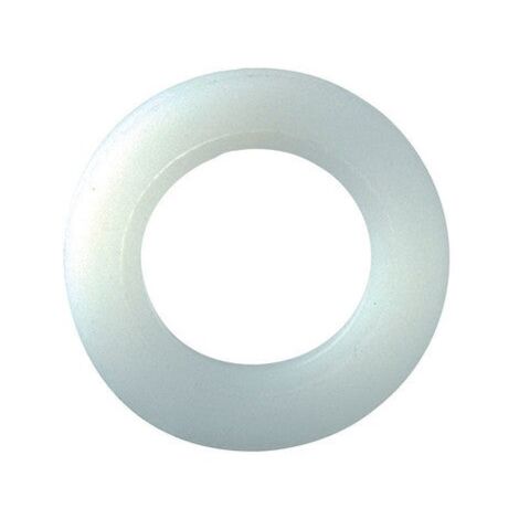 AFBAT Lot de 10 rondelles nylon plastifié, H.25 x L.25 x P.3 mm