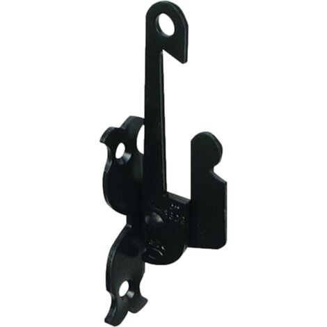 AFBAT Support d'espagnolette acier prépeint, H.130 x L.25 x P.40 mm