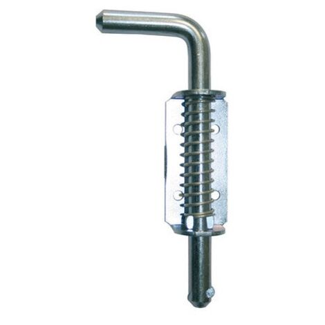 VERROU PISTOLET RESSORT 14MM Z.BLC