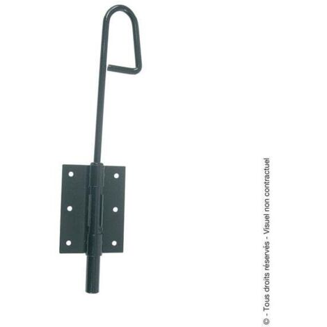 AFBAT Verrou Baïonnette Acier Prépeint, H.400 X L.60 X P.20 Mm