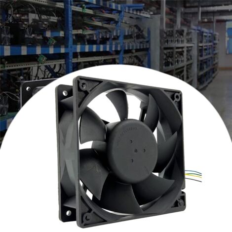 Ventilateur de refroidissement axial 120 x 120 x 38 mm. Extracteur d'air  pour le refroidissement des machines et la circulation de l'air. :  : Informatique