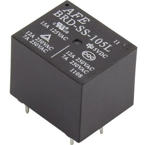 AFE BRD-SS-124L Relais pour circuits imprimés 24 V/DC 15 A 1 inverseur (RT) 1 pc(s) W738261