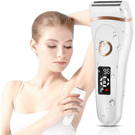 Afeitadora eléctrica Depiladora Mujer Depiladora Depiladora Afeitadora Recortadora eléctrica Ladyshave Depiladora Pierna/Axila/Brazo/Cuerpo USB Recargable Pantalla LED