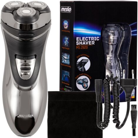 AFEITADORA PARA HOMBRES QUE FUNCIONA 60MIN CABEZALES MÓVILES MESKO MS2920 TRIMADORA