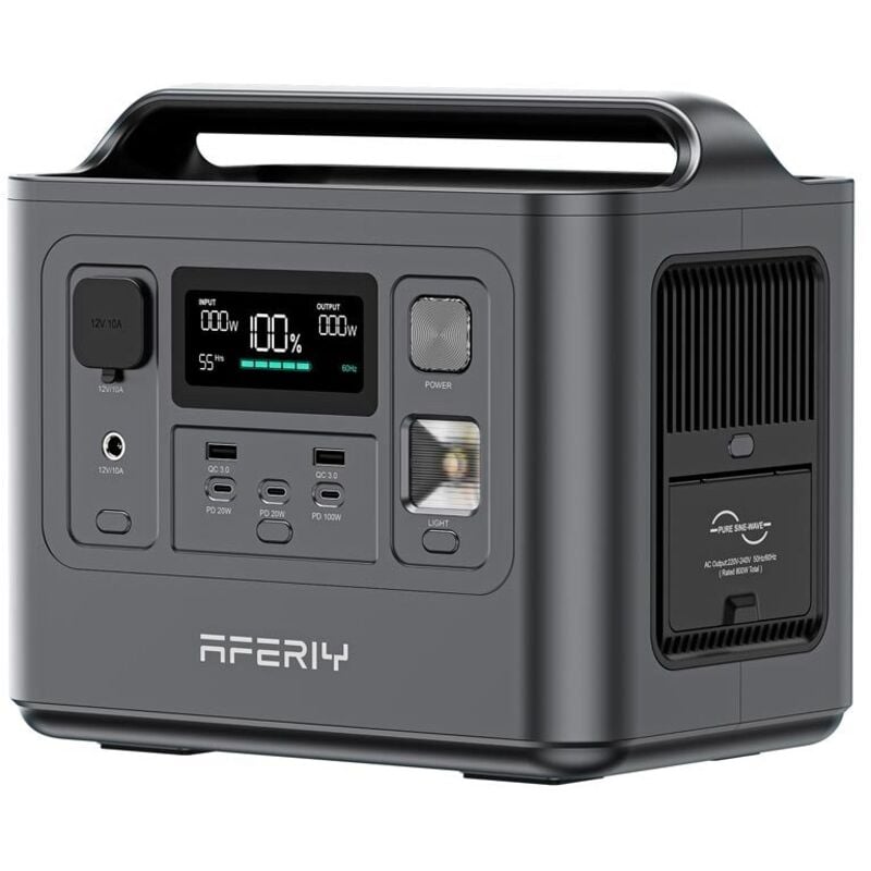 Image of AFEROY P010 Tragbare Powerstation 800W 512Wh