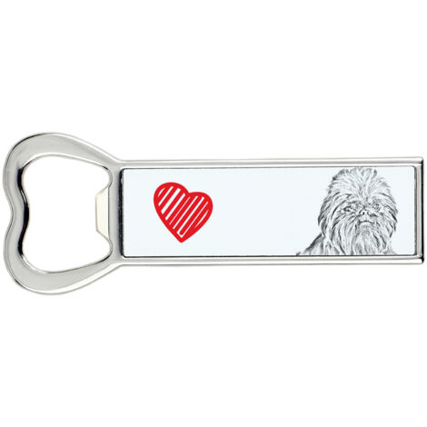 Affenpinscher, Affenpinscher - décapsuleur avec chien, ouvre-réfrigérateur personnalisé, cadeau unique pour un homme par Art-Dog