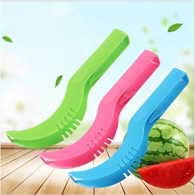 Image of Trade Shop Traesio - Taglia e Affetta Anguria Melone Cocomero Pinza Servi Frutta Utensile Da Cucina -
