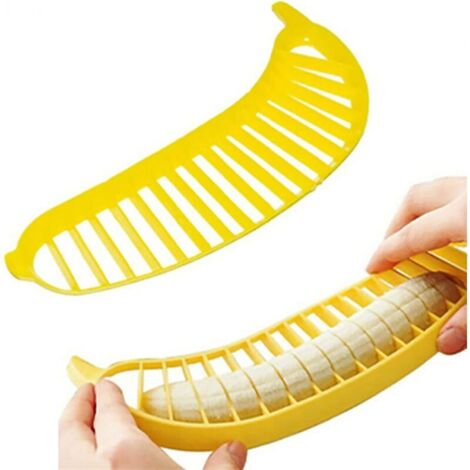 Affetta banane, pratico utensile da cucina, pelapatate (2 pezzi)