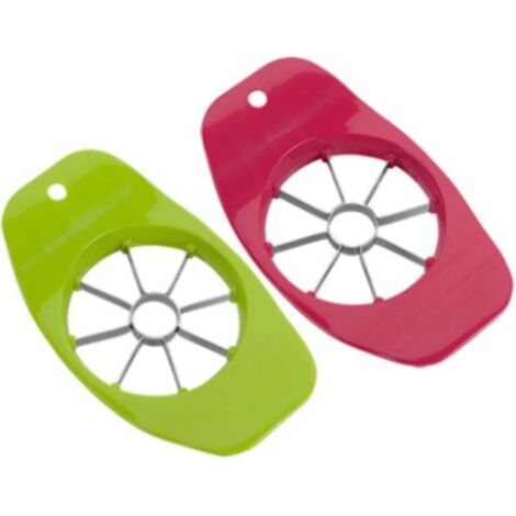 AFFETTA MELE INOX PLASTICA ABS APPLE SET 5 PEZZI - METALTEX