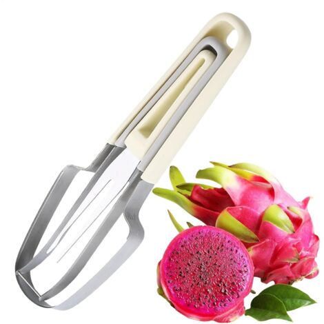 Affettatrice per anguria, forchetta per anguria in acciaio inossidabile, utensile per tagliare la frutta, utensile per insalata, set di strumenti pratici