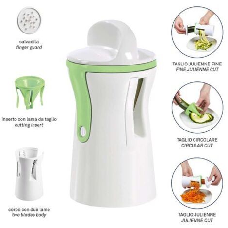 Affettaverdure Affetta Verdure a Spirale Manuale 3 Tagli Ghidini