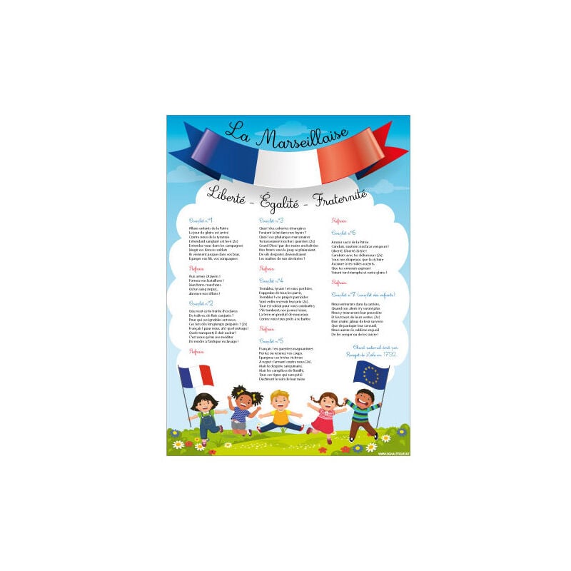 AFFICHAGE ECOLE PRIMAIRE LOI BLANQUER (DEV0012) - Aluminium 2 mm - 210 x 300 mm