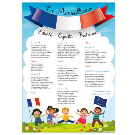 AFFICHAGE ECOLE PRIMAIRE LOI BLANQUER (DEV0012) - Plastique PVC 1,5 mm - 210 x 300 mm
