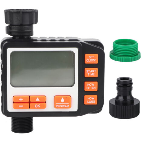 Affichage LCD Minuterie électronique d'eau de Jardin, Contrôleur d'arrosage d'irrigation à Effet de Serre Intelligent pour Jardin.