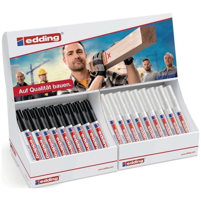 Affichage marqueur permanent/peinture ligne noir/blanc B.e-3000:1.5-3.e-750:2-4mm