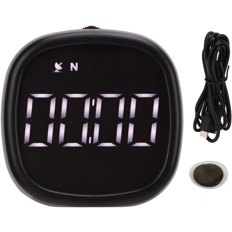 Affichage Tête Haute de Voiture, GPS HUD Compteur de Vitesse Intelligent Universel KMH/MPH, Affichage Numérique avec Navigation GPS, Alarme de