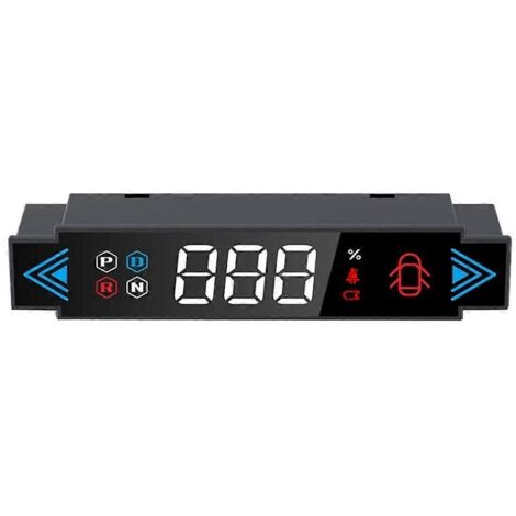 Affichage Tête Haute Voiture HUD Niveau Alarme Compteur Vitesse Horloge Outil pour Tesla Model 3/Y