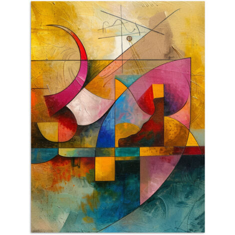 AFFICHE Art - Abstrait - Moderne Décoration Murale 60x80 cm