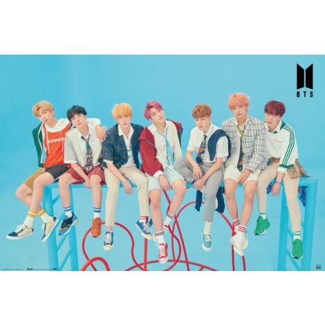 Affiche bts bleu