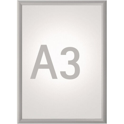 Affiche dépliante format DIN A3 aluminium anodisé MAUL