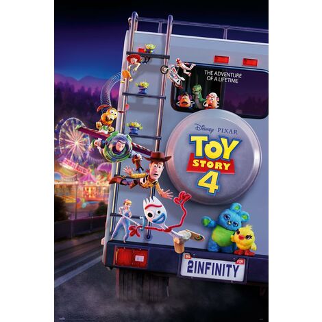 Affiche disney toy story 4 to infinity