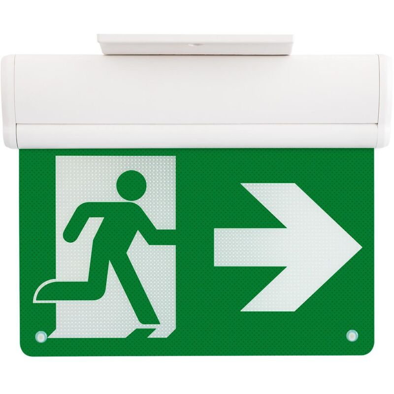 Ledkia - clairage de Secours led 10lm avec Panneau Double Face 2 w