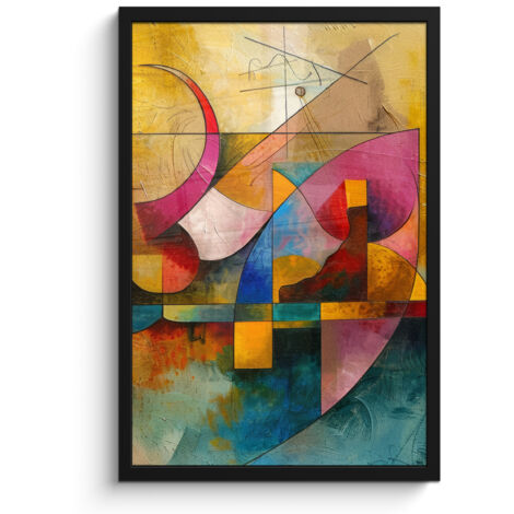 AFFICHE ENCADRÉE Art - Abstrait - Moderne Cadre Décoration Murale 40x60