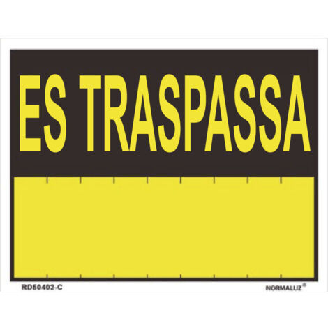 Affiche « Il sera transféré » (PVC 0,4mm), 45x70cm (CAT)  E3/08866