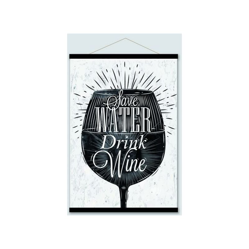 Affiche Kakemono Citation Vin 40x60cm