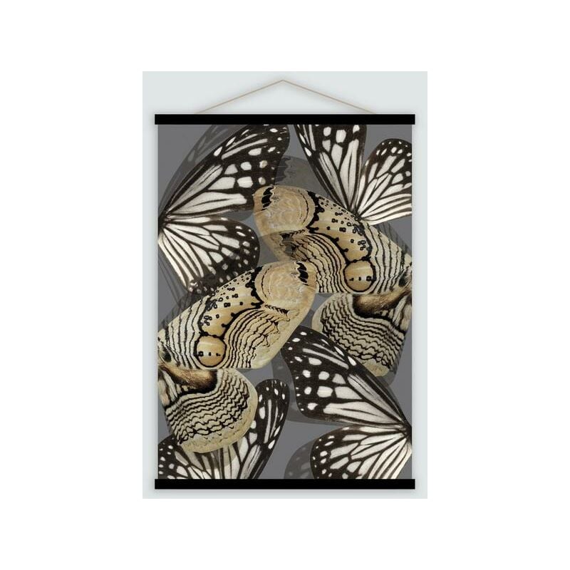 Affiche Kakemono Papillons vintage 50x70cm