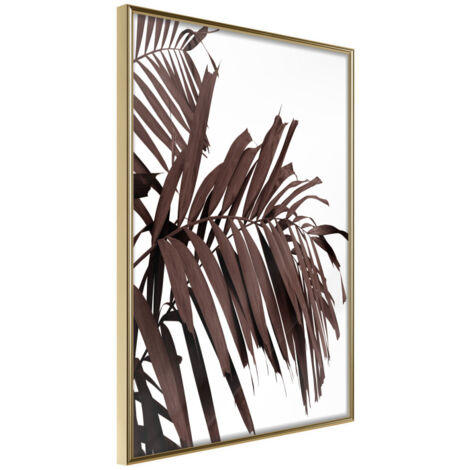 Affiche Murale Encadrée "A Little Bit of Summer" 21 x 30 cm Or