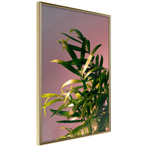 Affiche Murale Encadrée "Against the Sunset" 40 x 60 cm Or