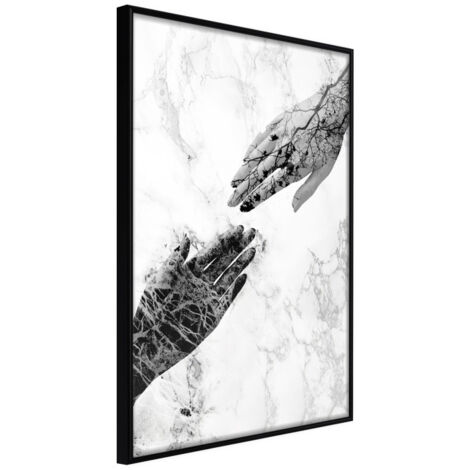 Affiche Murale Encadrée "Almost" 21 x 30 cm Noir