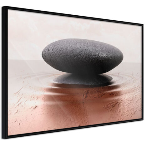 Affiche Murale Encadrée "Balance" 30 x 20 cm Noir