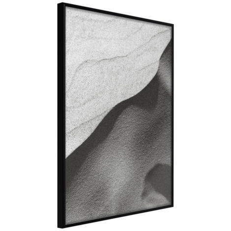 Affiche Murale Encadrée "Beauty of the Desert" 21 x 30 cm Noir