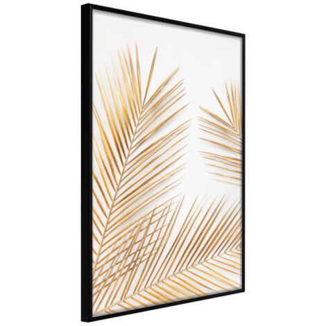 Affiche Murale Encadrée "Breath of Vitality" 21 x 30 cm Noir