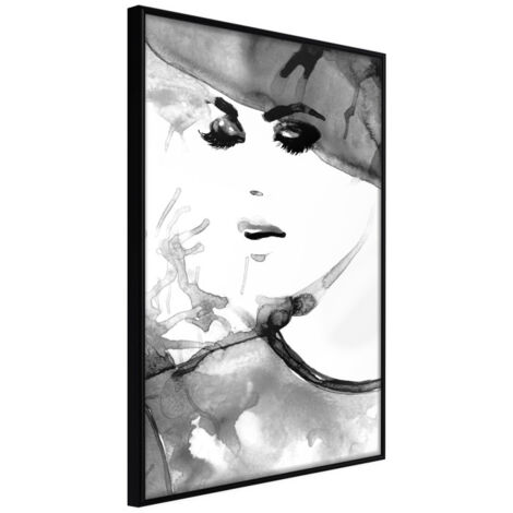 Affiche Murale Encadrée "Class and Style" 30 x 42 cm Noir