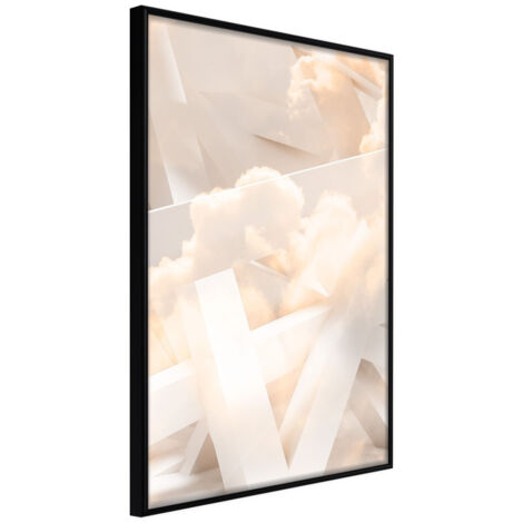 Affiche Murale Encadrée "Cloud Nine" 21 x 30 cm Noir