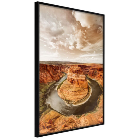 Affiche Murale Encadrée "Colorado River" 40 x 60 cm Noir