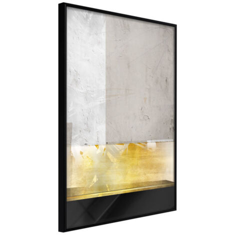 Affiche Murale Encadrée "Concrete Art" 30 x 42 cm Noir