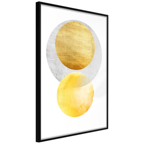 Affiche Murale Encadrée "Eclipse" 21 x 30 cm Noir