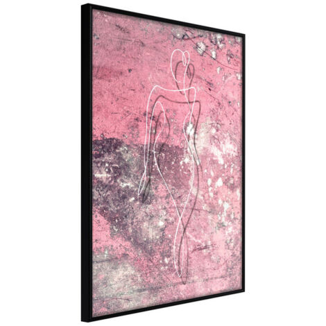 Affiche Murale Encadrée "Essence of Femininity" 21 x 30 cm Noir