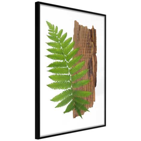 Affiche Murale Encadrée "Expressive Ferm" 30 x 42 cm Noir