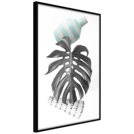 Affiche Murale Encadrée "Floral Alchemy III" 40 x 60 cm Noir
